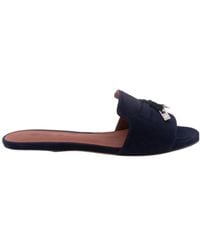 Loro Piana - Flat-Bottomed Open-Toed Sandals - Lyst