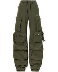 The Attico - Cotton Tapered Cargo Pants - Lyst