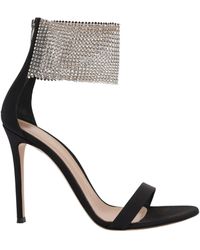 Gianvito Rossi - Adore Embellished Ankle Strap Sandals - Lyst