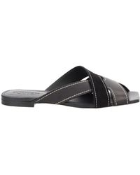 Tod's - Crossed-Strap Flat Sandals - Lyst