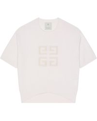 Givenchy - 4G Pattern Short-Sleeved Sweater - Lyst