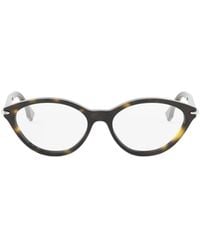 Fendi - Eyewear Cat-Eye Frame Glasses - Lyst