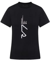 Emporio Armani - Graphic-Embroidery Logo-Print T-Shirt - Lyst