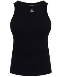 Vivienne Westwood - Logo Cotton 90S Vest - Lyst