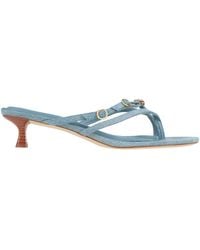 Rag & Bone - Denim Thin-Strap High-Heel Sandals - Lyst