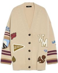 Weekend by Maxmara - Buttoned V-Neck Cardigan - Lyst
