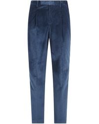 PT01 - Casual Trousers With Belt Loops - Lyst