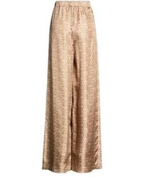 Max Mara - High-Waisted Loose Wide-Leg Trousers - Lyst