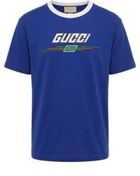 Gucci - Logo Logo Short-Sleeved T-Shirt - Lyst