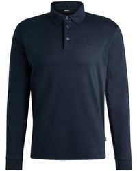 BOSS - Boss Logo Embroidered Polo Shirt - Lyst