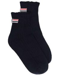 Thom Browne - Rwb-Bow Ankle Socks - Lyst