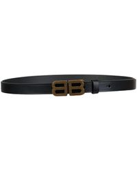 Balenciaga - Minimalist Thin Leather Belt - Lyst