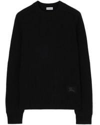 Burberry - Cashmere Ekd-Embroidered Sweater - Lyst