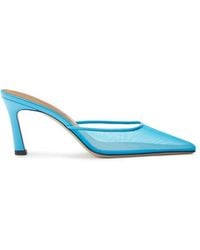 The Attico - The Mesh Pointed Toe Sandals - Lyst
