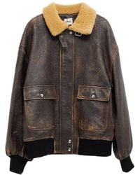 KHAITE - Sandor Fur Collar Pocket Jacket - Lyst
