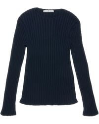 Acne Studios - Ribbed-Knit Jumper - Lyst