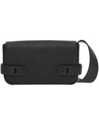 Ferragamo - Gancini-Buckle Foldover Top Messenger Bag - Lyst