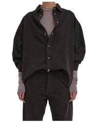 DARKPARK - Keanu Denim Rouche Shirt - Lyst