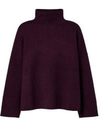 Jardin Des Orangers - Virgin Wool And Cashmere High Neck Sweater - Lyst