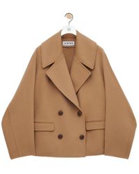 Loewe - Wool Short Coat - Lyst