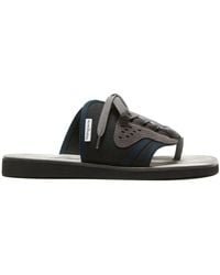 Acne Studios - Panelled Lace-Up Flip Flops - Lyst