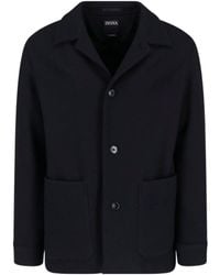 ZEGNA - Single-Breasted Patch-Pocket Blazer - Lyst
