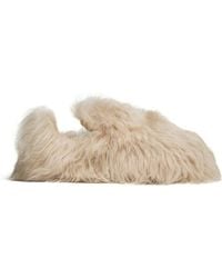 Moncler - Snug Shearling Flats - Lyst
