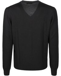 Fay - V-Neck Sweater - Lyst