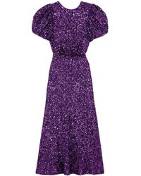 ROTATE BIRGER CHRISTENSEN - Backless Sequined Dress - Lyst