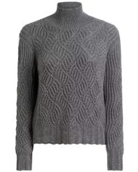 Etro - Perforated Cashmere Turtleneck Sweater - Lyst