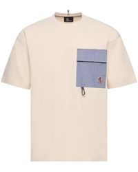 Moncler - Grenoble Logo Patch Crewneck T-Shirt - Lyst