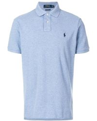 Polo Ralph Lauren - Logo Embroidered Short-Sleeved Polo Shirt - Lyst