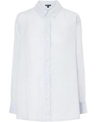 James Perse - Linen-Canvas Shirt - Lyst