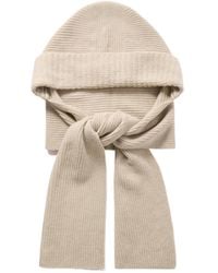 Yves Salomon - Twisted Integrated Hat And Scarf - Lyst