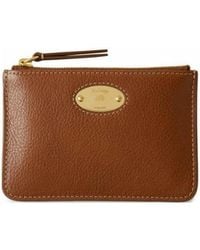 Mulberry - Logo Engraved Zipped Coin Pouch - Lyst