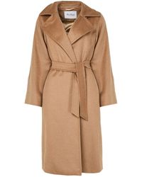 Max Mara - Long Belted Coat - Lyst