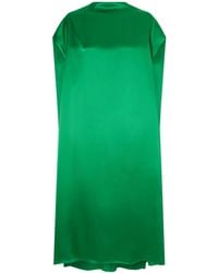 Dries Van Noten - Diria V-Neck Silk Dress - Lyst