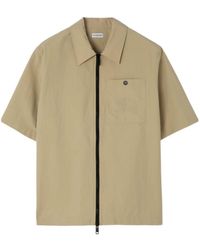 Burberry - Nylon Zip Overshirt - Lyst