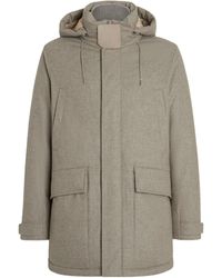 ZEGNA - Hooded Parka Coat - Lyst