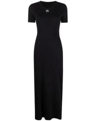 Marine Serre - Crescent Moon-Print T-Shirt Dress - Lyst