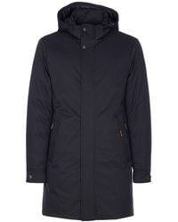Moorer - Hooded Padded Parka Coat - Lyst