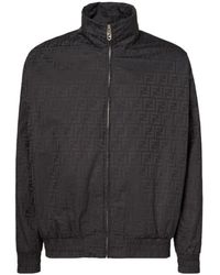Fendi - Ff Nylon Bomber Jacket - Lyst