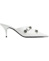 Balenciaga - Cagole Pointed Toe Mules - Lyst