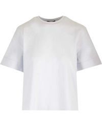 Theory - Crewneck Cropped T-Shirt - Lyst
