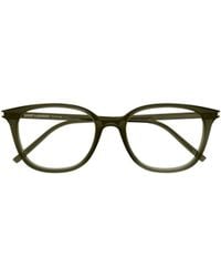 Saint Laurent - Eyewear Rectangular Frame Glasses - Lyst