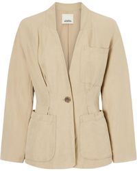 Isabel Marant - Button-Fastening Pocket-Detail Coat - Lyst