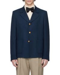 Valentino - Button-Up Long-Sleeved Jacket - Lyst