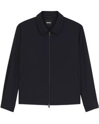 BOSS - Boss Zip-Up Shirt Jacket - Lyst