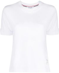 Thom Browne - Sequin-Embellished Cotton T-Shirt - Lyst