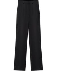 Nanushka - Felina Straight-Leg Satin Trousers - Lyst